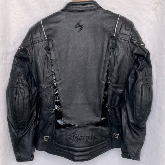 Scorpion Exo Motorcycle Leather Jacket~Armor Liner - Picture 2 of 7